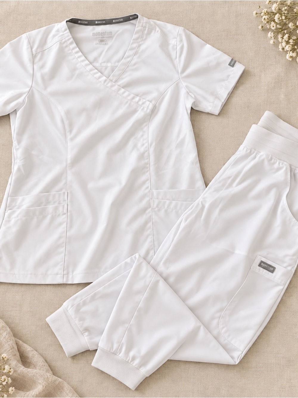 Maven Scrub Set in White